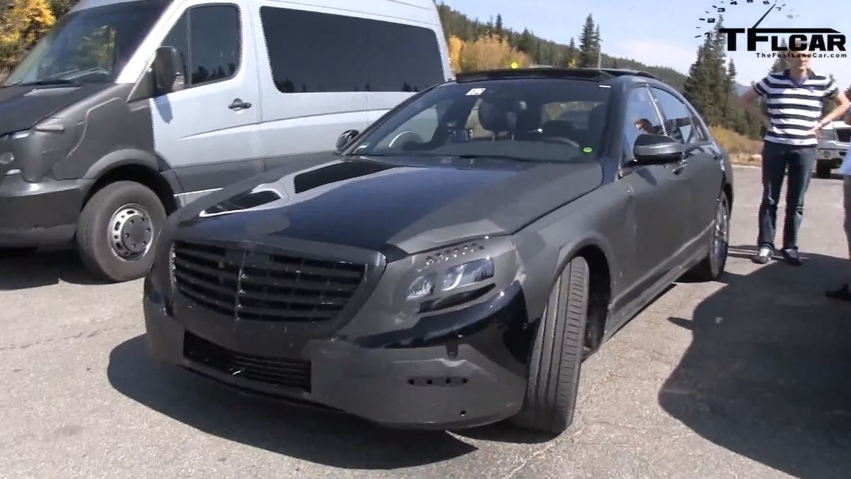 Prototyp nowego Mercedesa klasy S