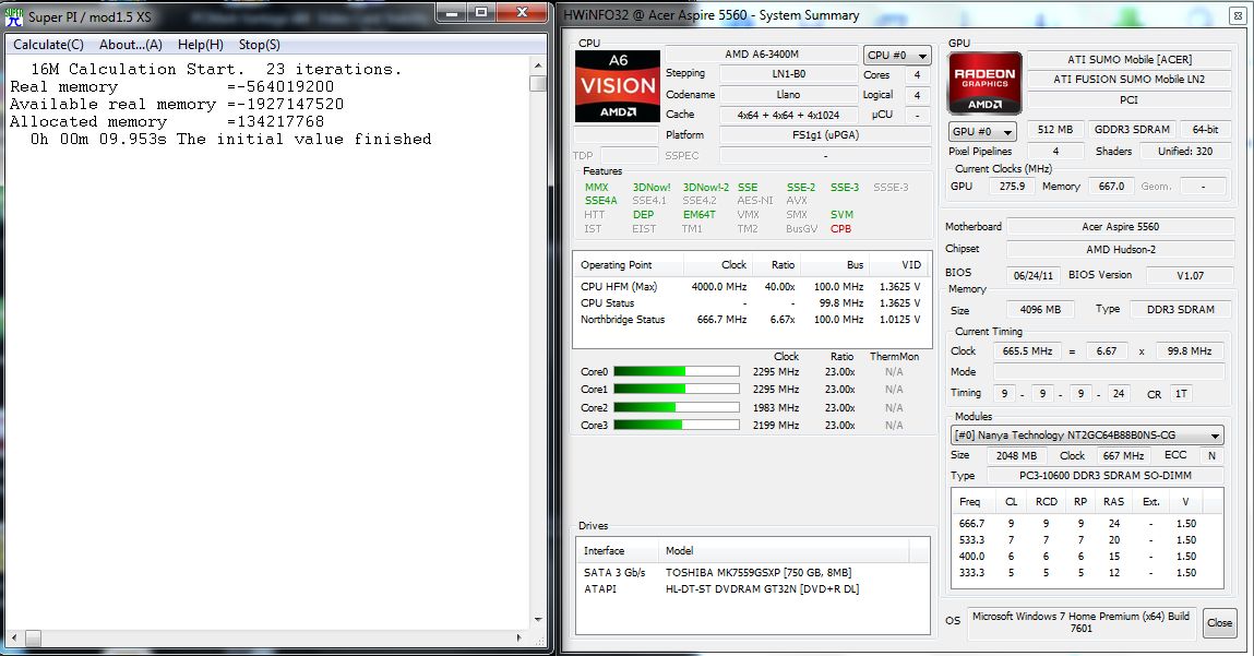 Acer Aspire 5560G - co potrafi laptop z AMD Llano? [test cz. 2] 15