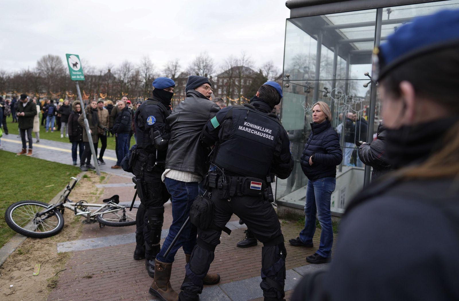 Protest w Amsterdamie
