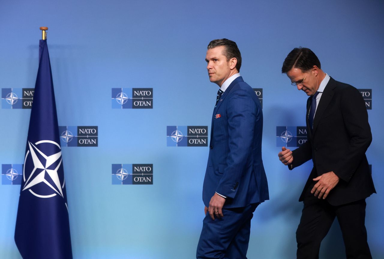 Pete Hegseth i Mark Rutte