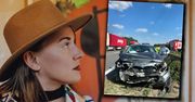 Uczestniczka programu "MasterChefa" miała wypadek. Auto zostało zmiażdżone