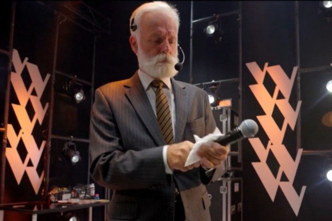 Marek Grąbczewski na planie "Voice of Poland"