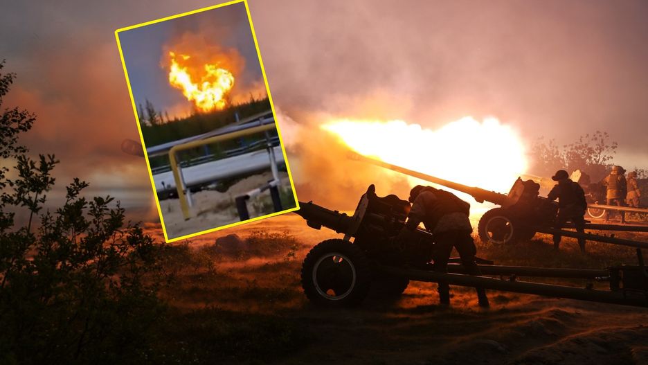 Płonie pole gazowe w Rosji