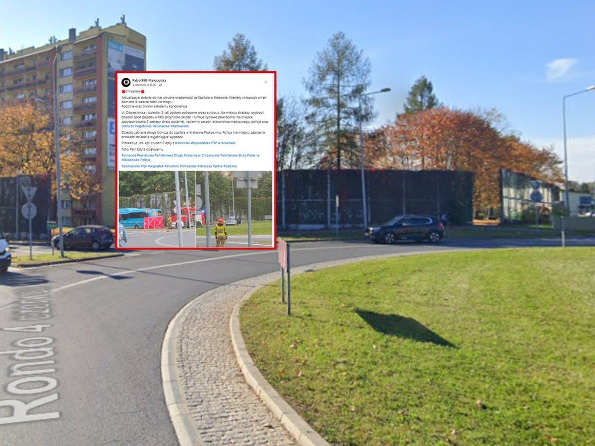 Wypadek w Chrzanowie. Chłopcem opiekowało się rodzeństwo?