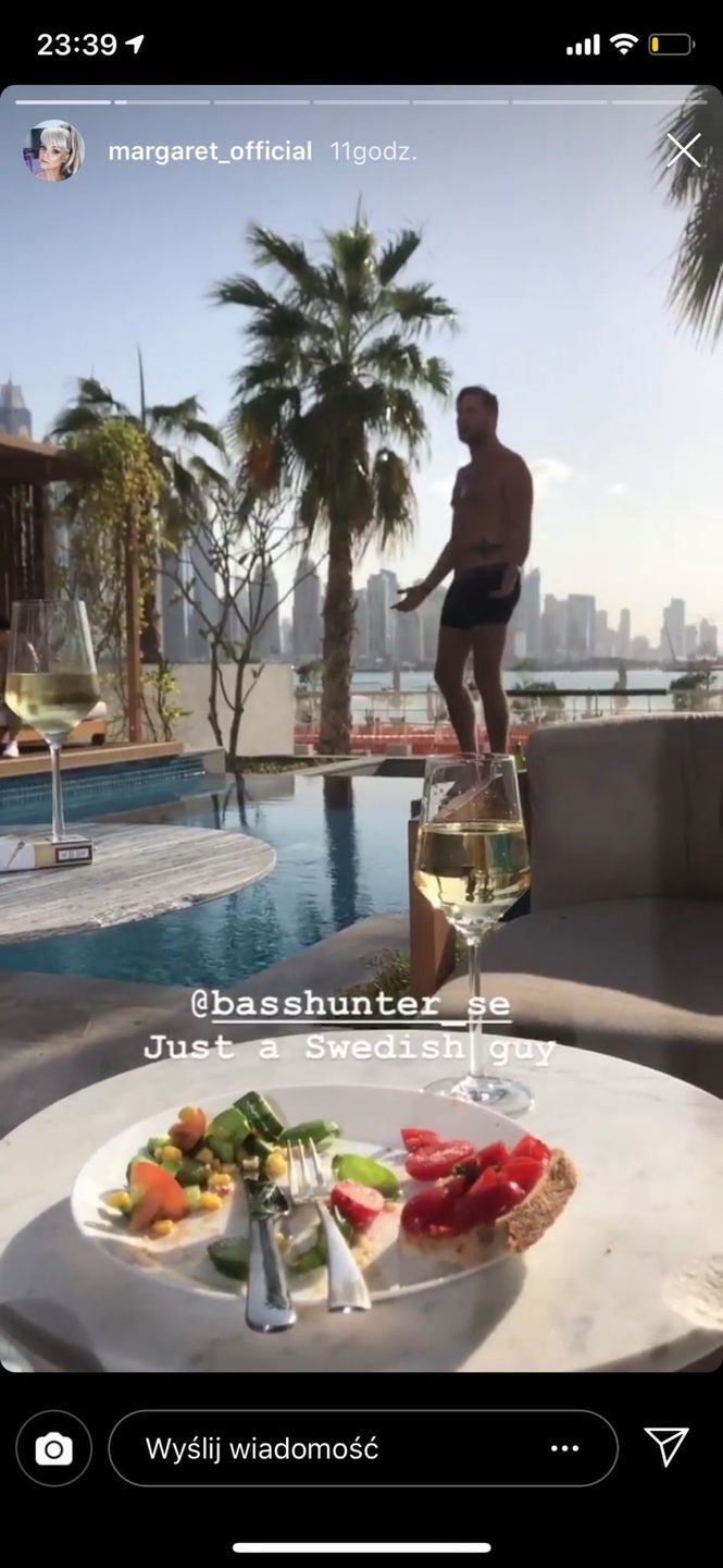 Margaret na wakacjach z Basshunterem w Dubaju
