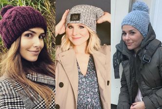 Stylowe czapki robione na drutach - jakie wybierają celebrytki?