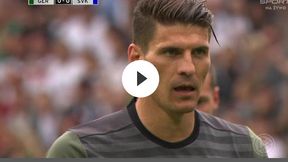Niemcy - Słowacja 1:0: Mario Gomez trafia z karnego