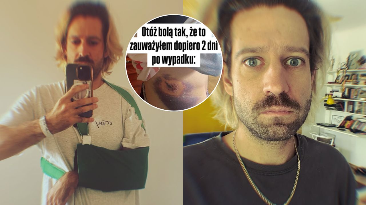 Michał Kempa miał wypadek