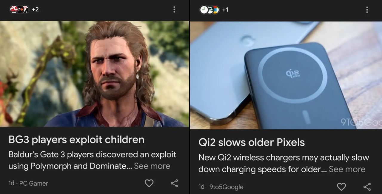 AI redaguje tytuły w Google Discover