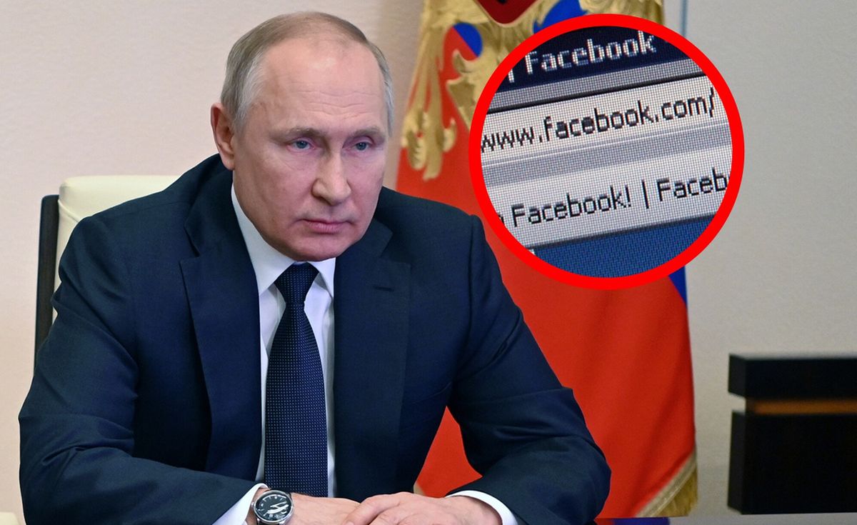 Rosyjski regulator internetu zablokował działanie Facebooka na terenie całego kraju.
