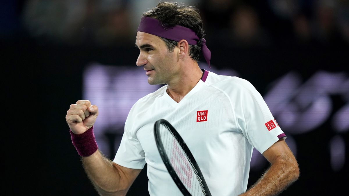 PAP/EPA / MICHAEL DODGE / Na zdjęciu: Roger Federer