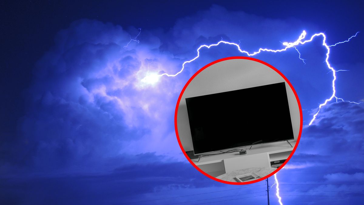 Telewizor w czasie burzy. Odłączać od sieci?