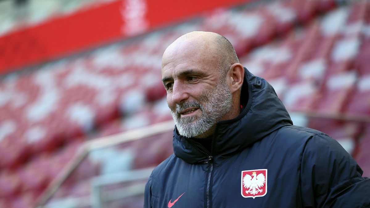 Michał Probierz udzielał wywiadu.