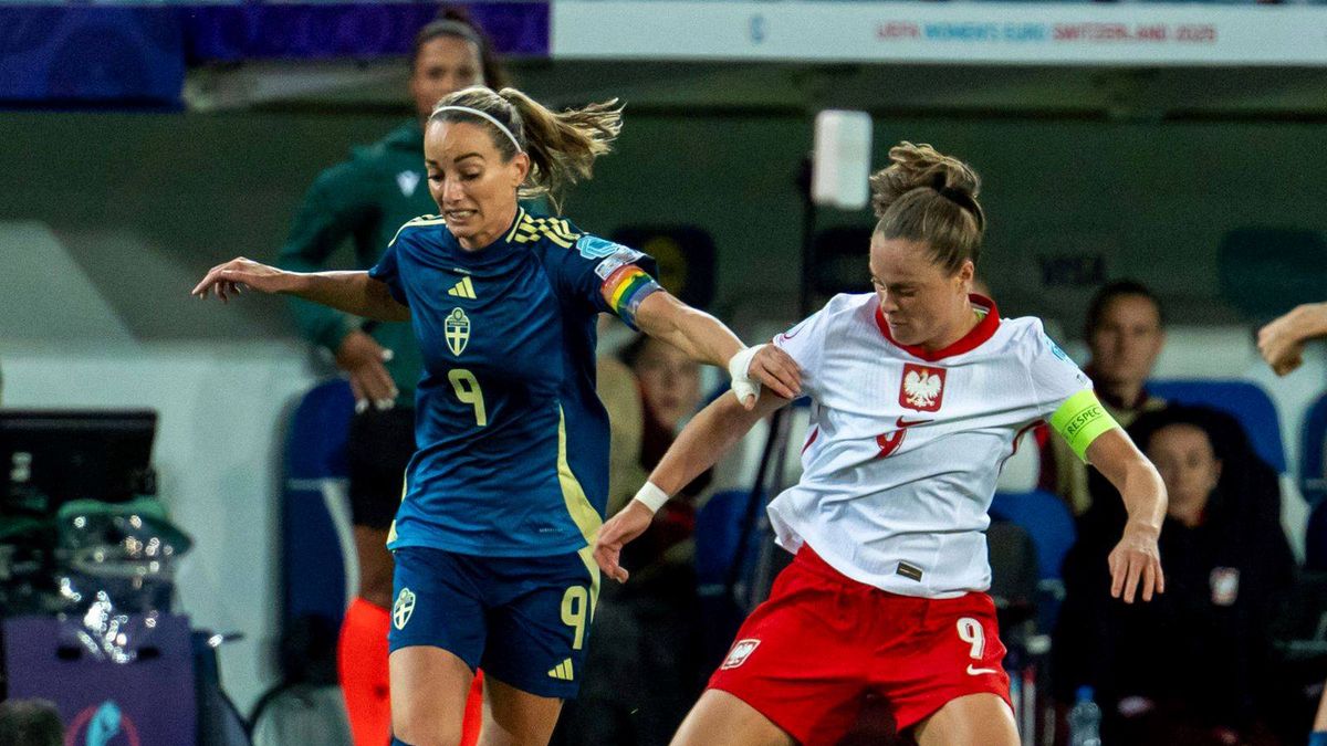 Getty Images /  Noemi Llamas/Sports Press Photo/Getty Images / Kosovare Asllani w starciu z Ewą Pajor