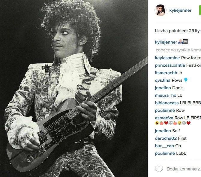 Kylie Jenner żegna Prince'a