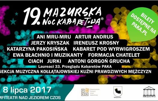 Telewizja Puls przejmuje po TVP transmisję Mazurskiej Noc Kabaretowej