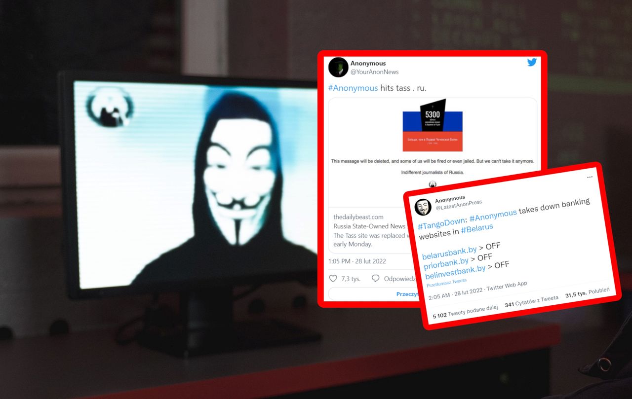 Anonymous dalej atakują