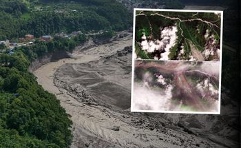 Obrazy z satelity pokazują skalę katastrofy w Nepalu