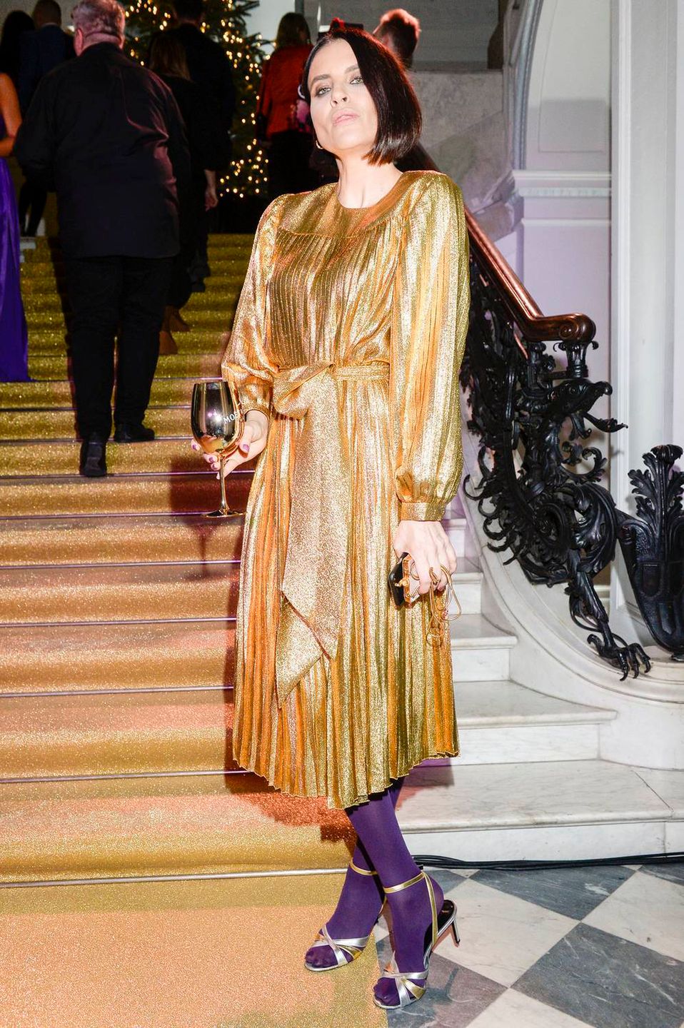 Joanna Horodyńska - Vogue Poland - świąteczny toast