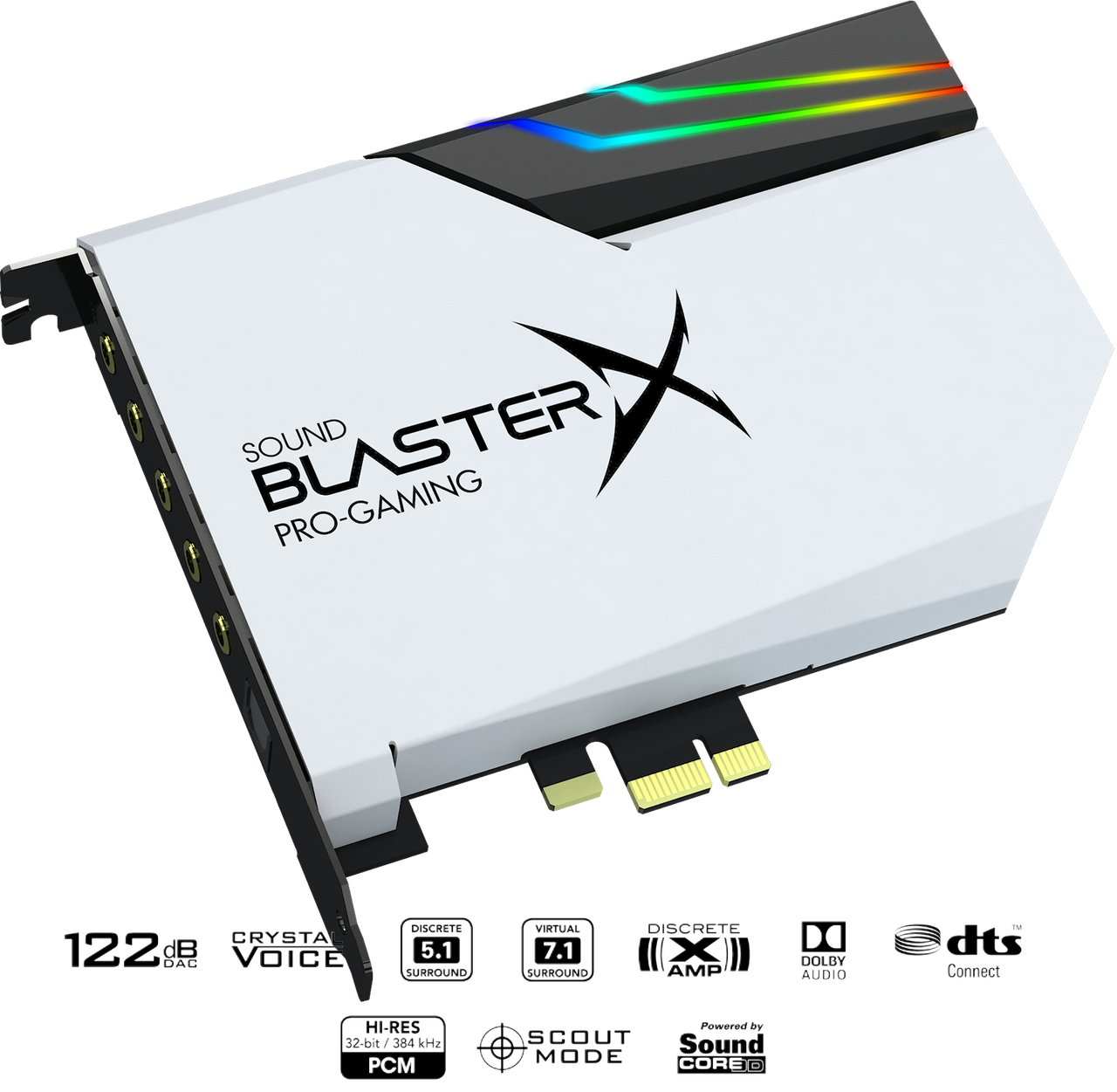 Creative Sound BlasterX AE-5 Plus Pure Edition, fot. materiały prasowe.