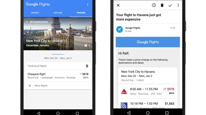 Google flights