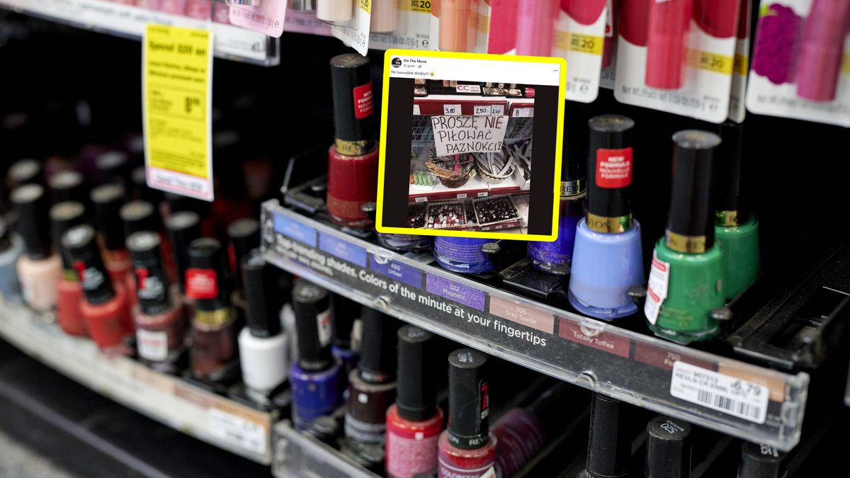 Zaskakująca karteczka w sklepie.