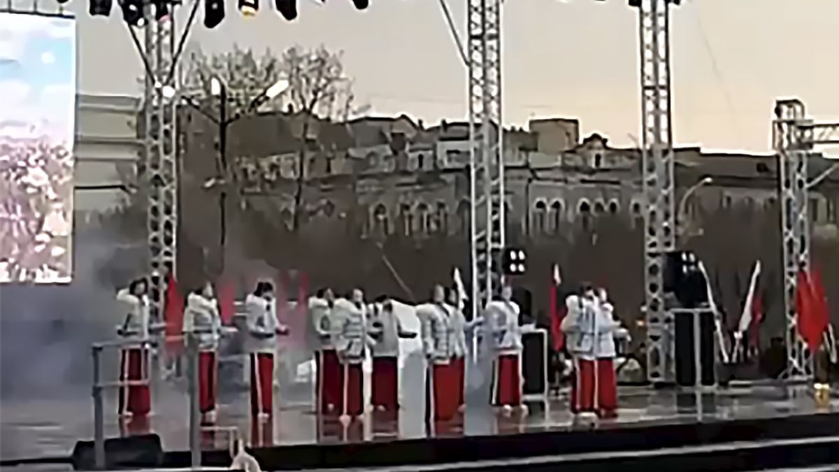 Rosyjskie dzieci 9 maja zaśpiewały piosenkę na cześć Władimira Putina