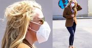 Britney Spears w maseczce załatwia sprawy na mieście (ZDJĘCIA)