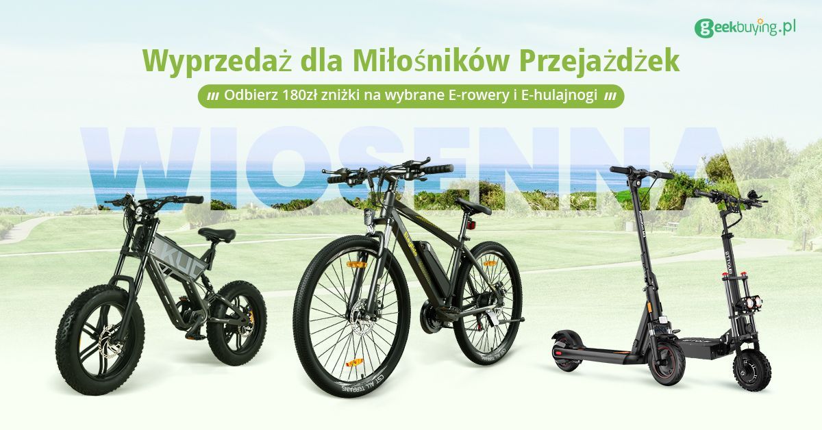 Geekbuying - wyprzedaż dla miłośników przejażdżek