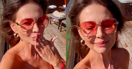 Bikiniara Maja Rutkowski przesyła buziaki: "Poszłam się przebrać w kostium, bo jest gorąco"