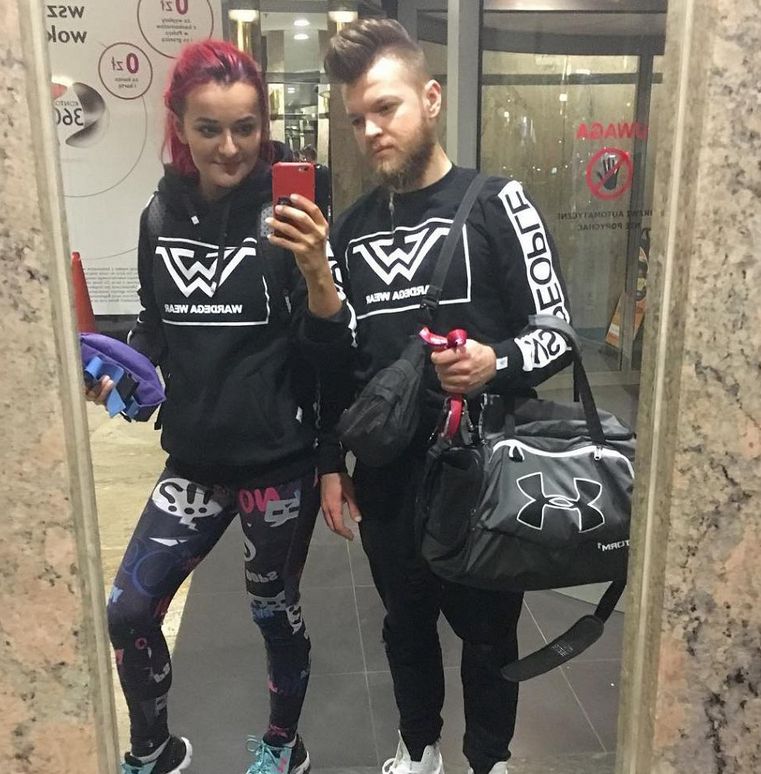Monika Kołakowska i Sylwester Wardęga
