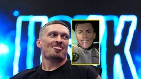Usyk zażartował z Ronaldo. Zdjęcie w masce niesie się po sieci