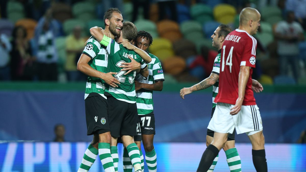 Zdjęcie okładkowe artykułu: Newspix / LUKASZ GROCHALA / Radość piłkarzy Sportingu Lizbona