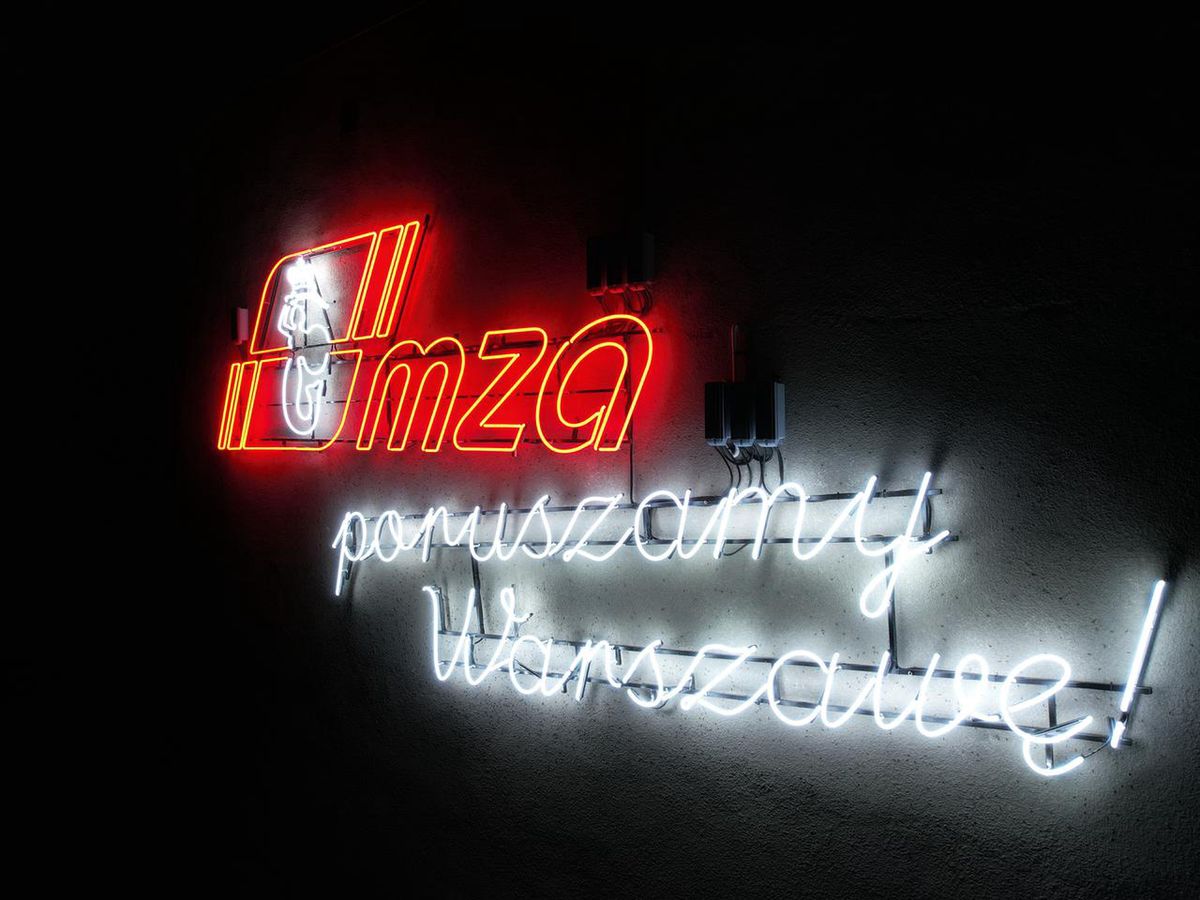Warszawa. Neon MZA