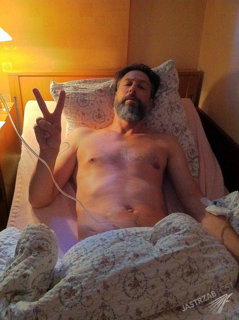 Szymon Majewski w szpitalu