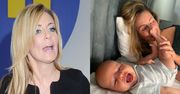 Dociekliwa internautka dopytuje "zapracowaną" Małgorzatę Rozenek: "A KTO TOBIE DZIECKA PILNUJE?!"