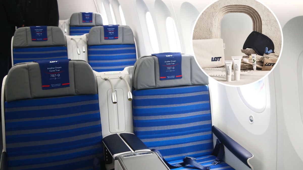 Nowe kosmetyczki dla pasażerów klasy biznes LOT-u. Zmiany obejmą też nowe szkło, zastawę oraz fotele - te ostatnie na początek w Boeingach 787-8 Dreamliner