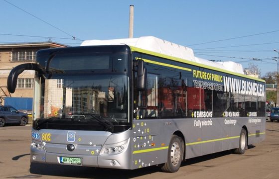 Gdańsk testuje autobus elektryczny Yutong