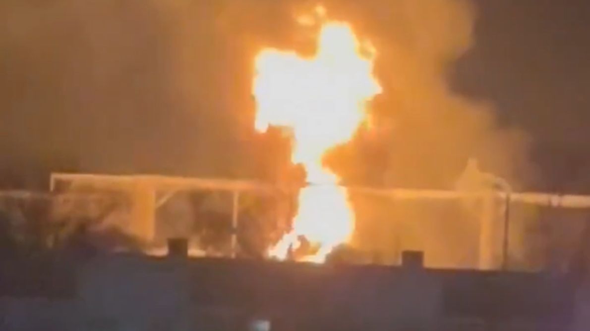 Pożar w Rosji. Płonie skład paliwa