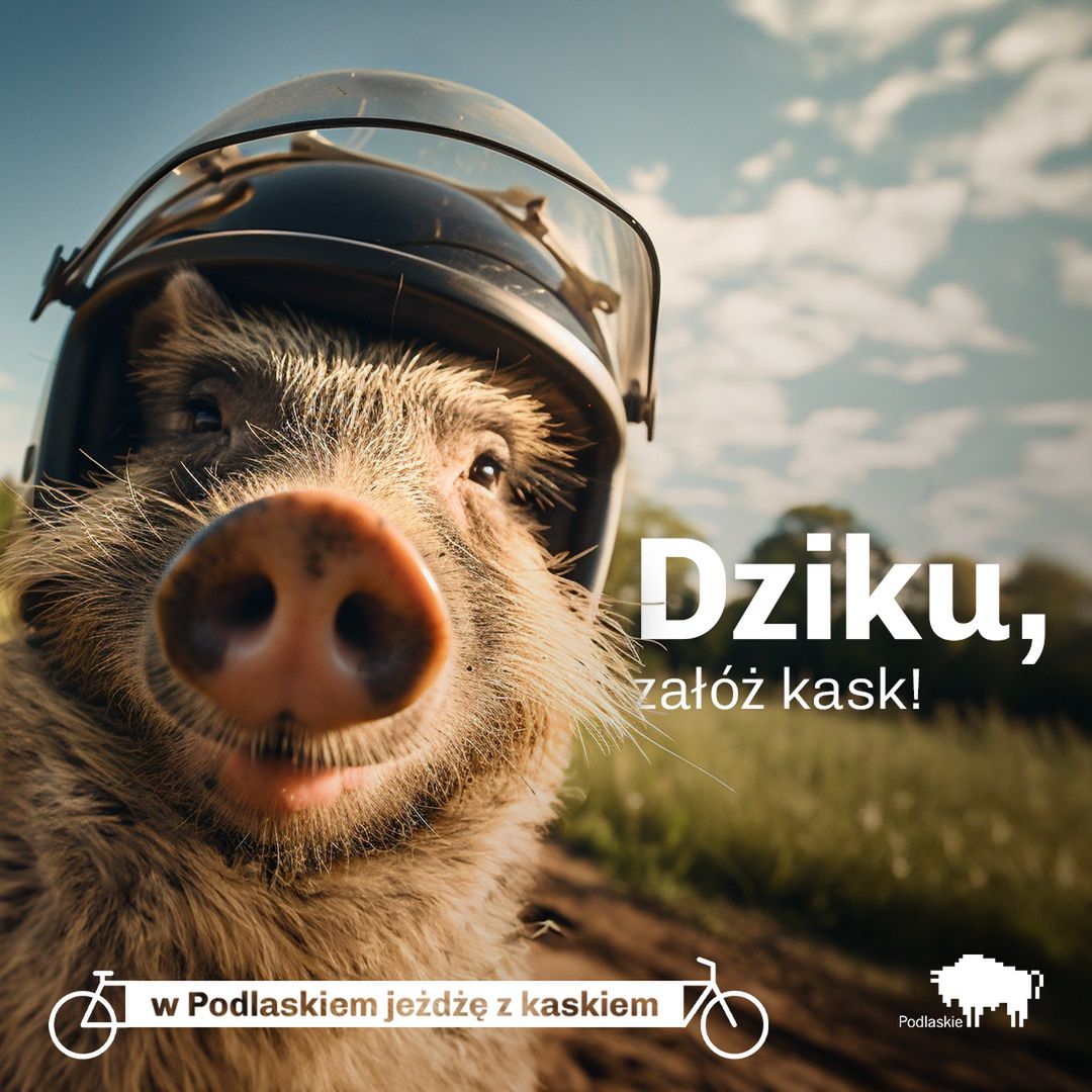 W Podlaskiem jeżdżę z kaskiem