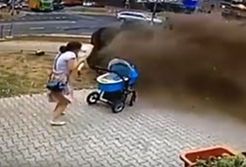 #dziejesiewmoto [172]: o krok od śmierci, opona-widmo i dachowanie w centrum