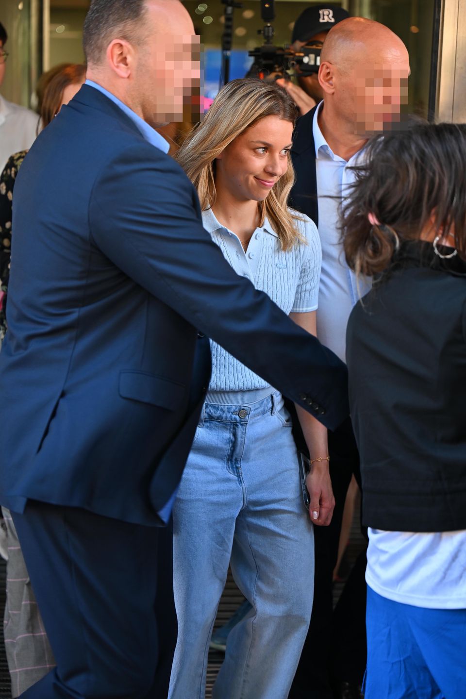 Maja Chwalińska przed studiem "Dzień Dobry TVN"