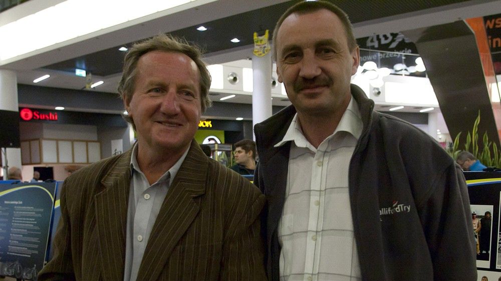 Jerzy Mordel (z prawej)
