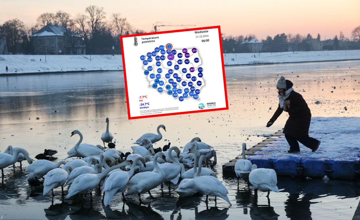 wiadomości,aktualności,WP Wiadomości Najmroźniejszy poranek roku? Na mapie pogody wybija się jedno miejsce