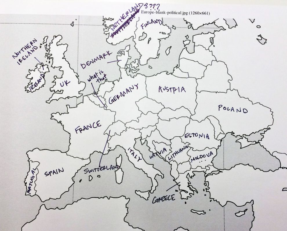 Gdzie leży Polska? Amerykanie wskazują kraje w Europie 18