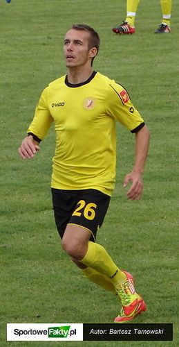 Radosław Mikołajczak pokazał się z dobrej strony w meczu z Polonią Bytom