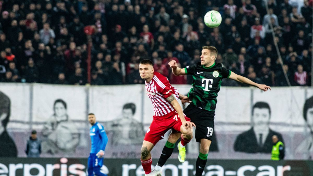 PAP/EPA / Georgia Panagopoulou / Mecz Ligi Konferencji Europy: Olympiakos Pireus - Ferencvarosi TC