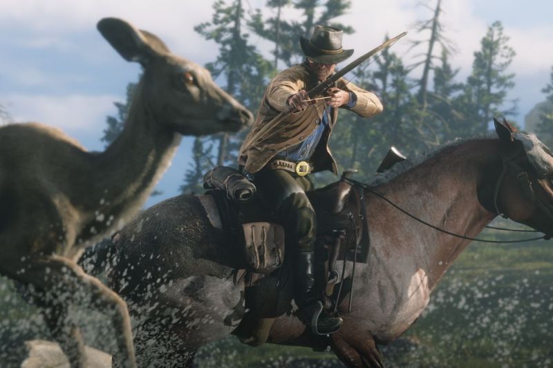 Fajne gry na kwarantanne - polowanie w Red Dead Redemption 2