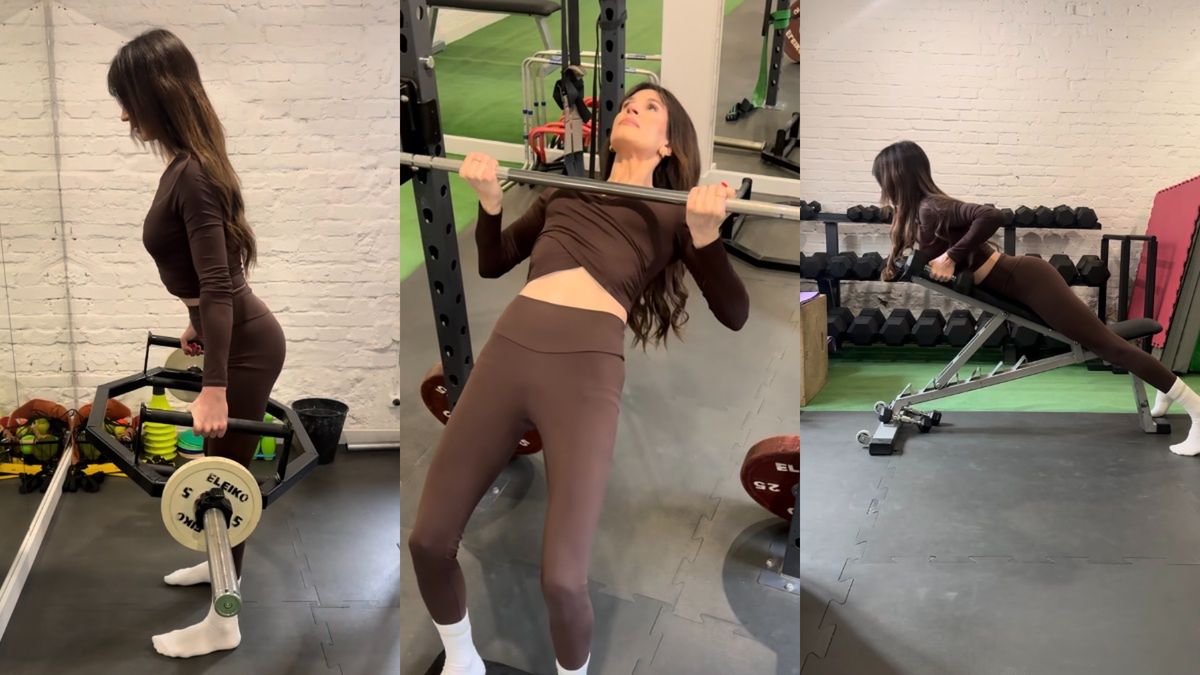 Sylwia Grzeszczak dokumentuje trening 