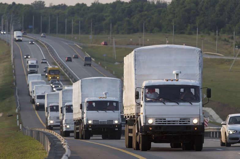 Wojna na Ukrainie. Rosja wysyła trzeci ,,biały konwój" na Ukrainę